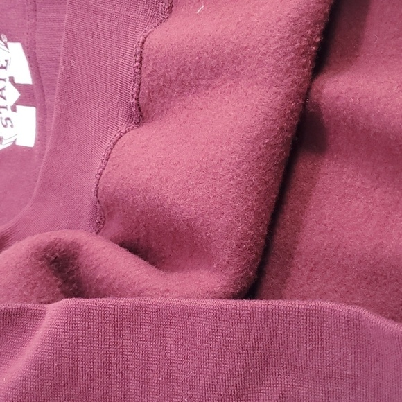 Mississippi State Fleece-lined Drawstring Hoodie Sweatshirt XL Extra Large - Picture 9 of 9